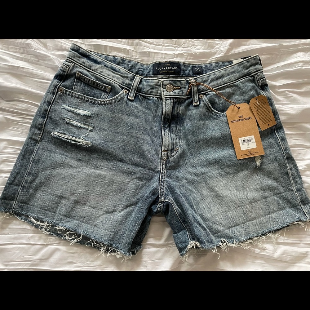 Lucky brand boyfriend jean shorts - new with tags